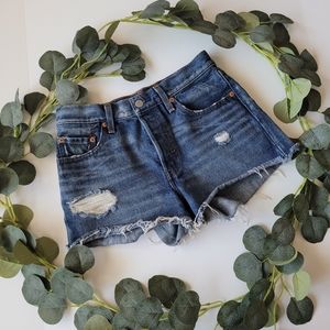 Levi's 501 Distressed Jean Shorts
